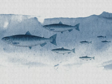 INTO THE BLUE - Digital printing wallpaper by Architects Paper - view 2